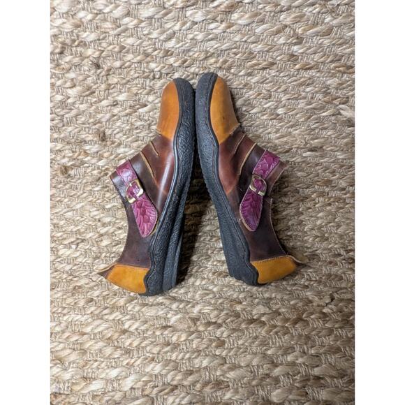 L'ARTISTE Expel Spring Step Leather Zip On Clogs Shoes Women's Size 39 US 8.5 - Picture 3 of 10